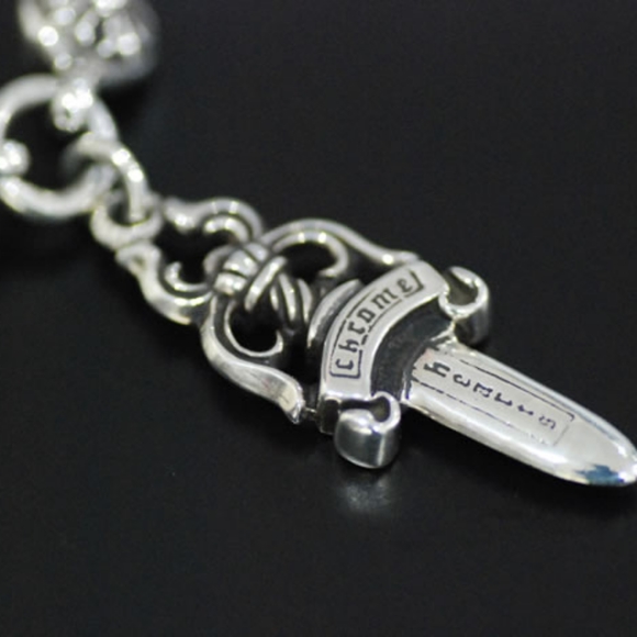 Authentic chrome hearts dagger ball chain necklace - Picture 2 of 4